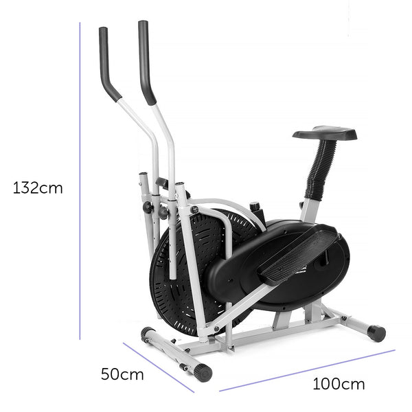 Powertrain 2 In 1 Elliptical Cross Trainer And Exercise Bike Elliptical Trainers