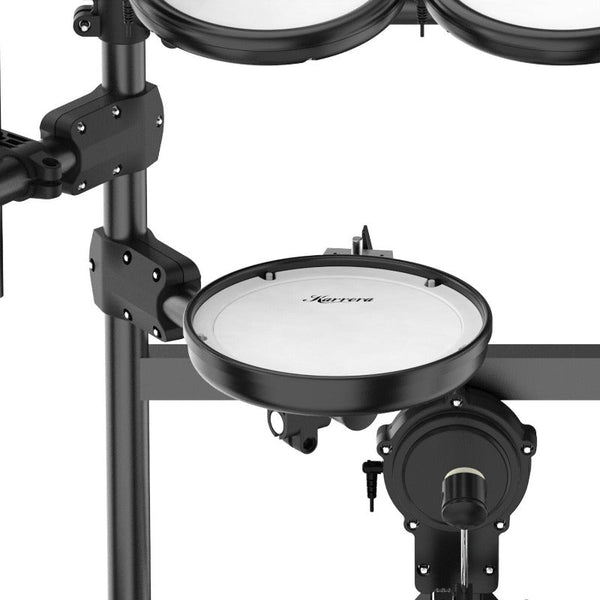 Karrera X23 Electronic Drum Kit With Quiet Mesh Heads Editable Sound Kits Kick Pedal And Silicone Usb Midi 420 Drum Kits