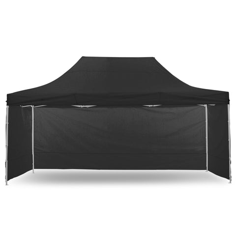 Wallaroo Gazebo Tent Marquee 3X4.5M Popup Outdoor Black