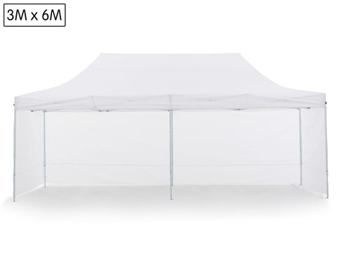 Wallaroo Gazebo Tent Marquee 3X6m Popup Outdoor White