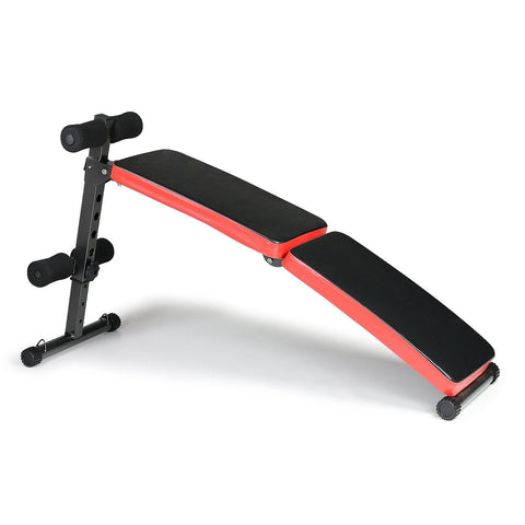 Powertrain Inclined Sit Up Bench With Resistance Bands