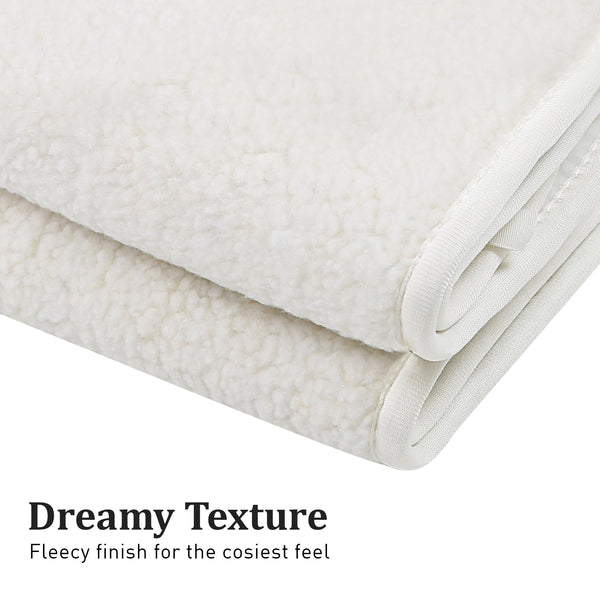 Laura Hill Electronic Fleecy Electric Blanket Heated Fitted Queen Size Bed Safety 9 Levels Electric Blankets
