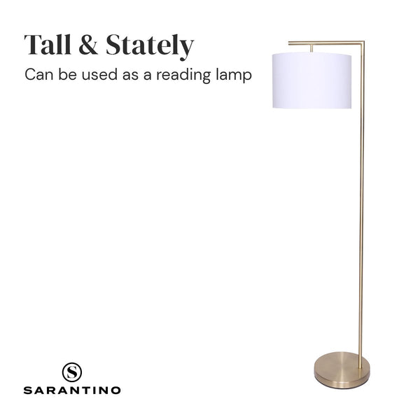 Sarantino 90 Degree Modern Arc Floor Lamp Floor Lamps