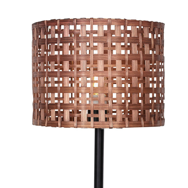 Sarantino Rattan Desk Lamp With Black Marble Base Lamps