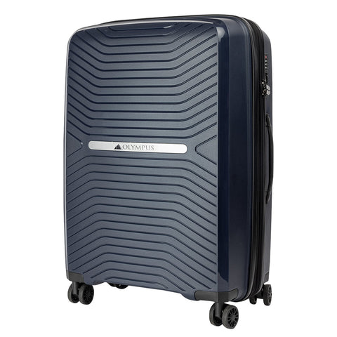 Olympus Astra 24In Lightweight Hard Shell Suitcase - Aegean Blue