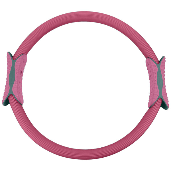 Powertrain Pilates Ring Band Yoga Home Workout Exercise Pink Pilates Rings