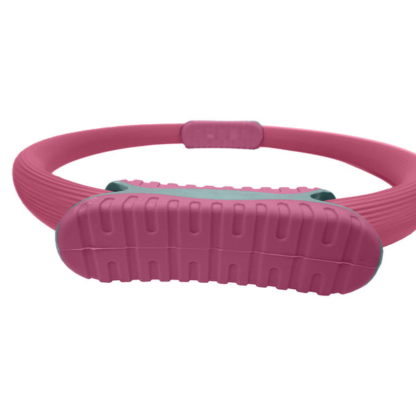 Powertrain Pilates Ring Band Yoga Home Workout Exercise Pink Pilates Rings