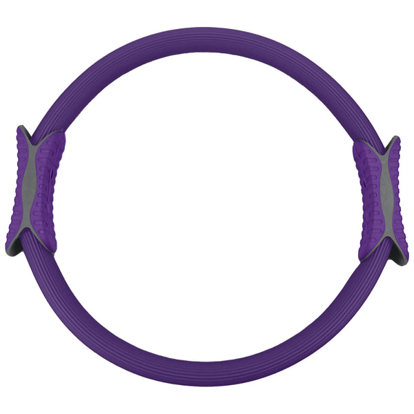 Powertrain Pilates Ring Band Yoga Home Workout Exercise Purple Pilates Rings