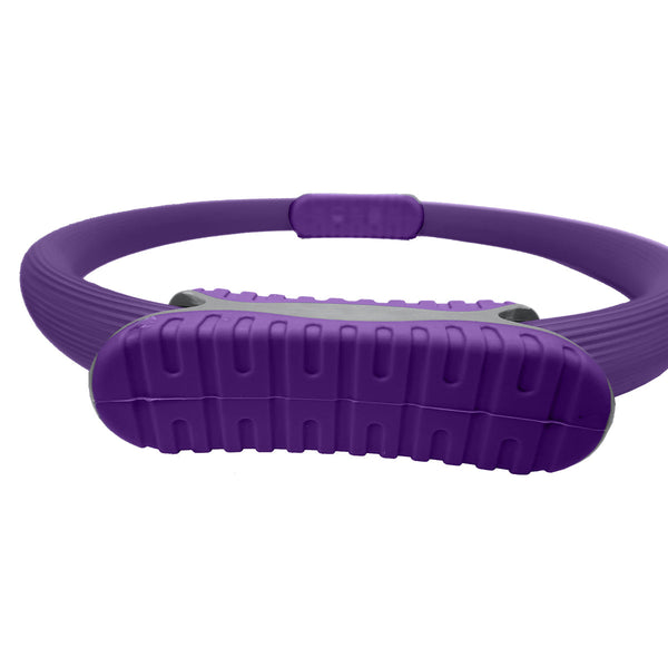 Powertrain Pilates Ring Band Yoga Home Workout Exercise Purple Pilates Rings