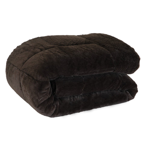 Laura Hill 500Gsm Faux Mink Quilt Comforter - King