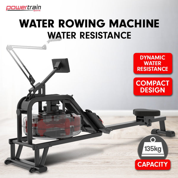 Powertrain 13L Water Resistance Rowing Machine Rower Rowing Machines