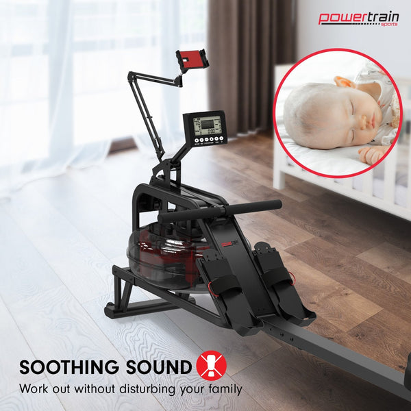 Powertrain 13L Water Resistance Rowing Machine Rower Rowing Machines