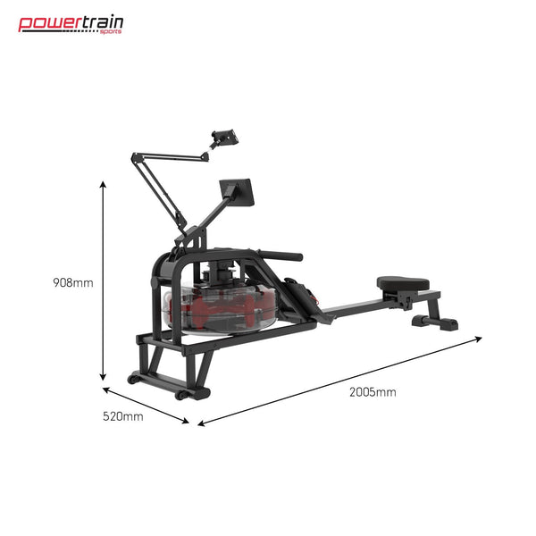 Powertrain 13L Water Resistance Rowing Machine Rower Rowing Machines