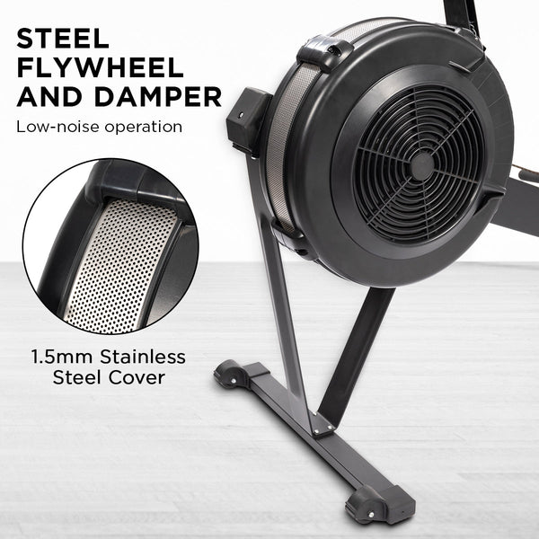 Powertrain Air Rowing Machine Resistance Rower For Home Gym Cardio Rowing Machines