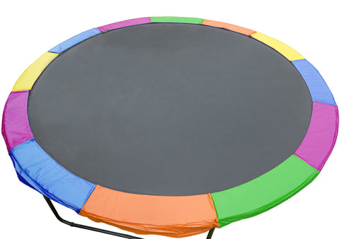Kahuna 10Ft Trampoline Replacement Pad Round - Rainbow