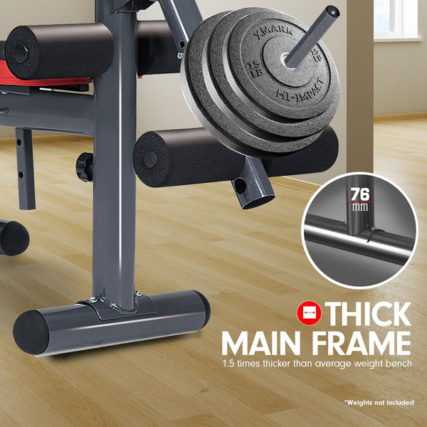 Powertrain Adjustable Weight Bench Home Gym Press - 302
