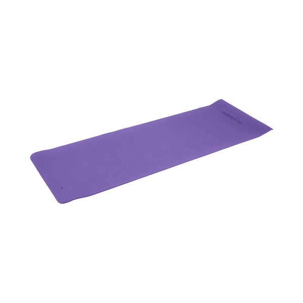 Powertrain Eco Friendly Dual Layer 6Mm Yoga Mat | Dark Lavender Non Slip Surface And Carry Strap For Ultimate Comfort Portability Mats & Non Slip Towe