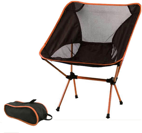 Ultralight Aluminum Alloy Folding Camping Chair Outdoor Hiking Patio Backpacking