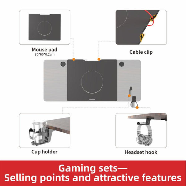 Amazingooh Gaming Standing Desk Home Office Lift Electric Height Sit To Motorized 1460 Standing Desks