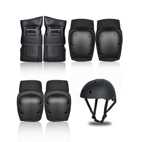 Scooter Protective Gear With Knee Elbow Pads Wrist Guards Helmet For Kids/Teens/Adult Medium