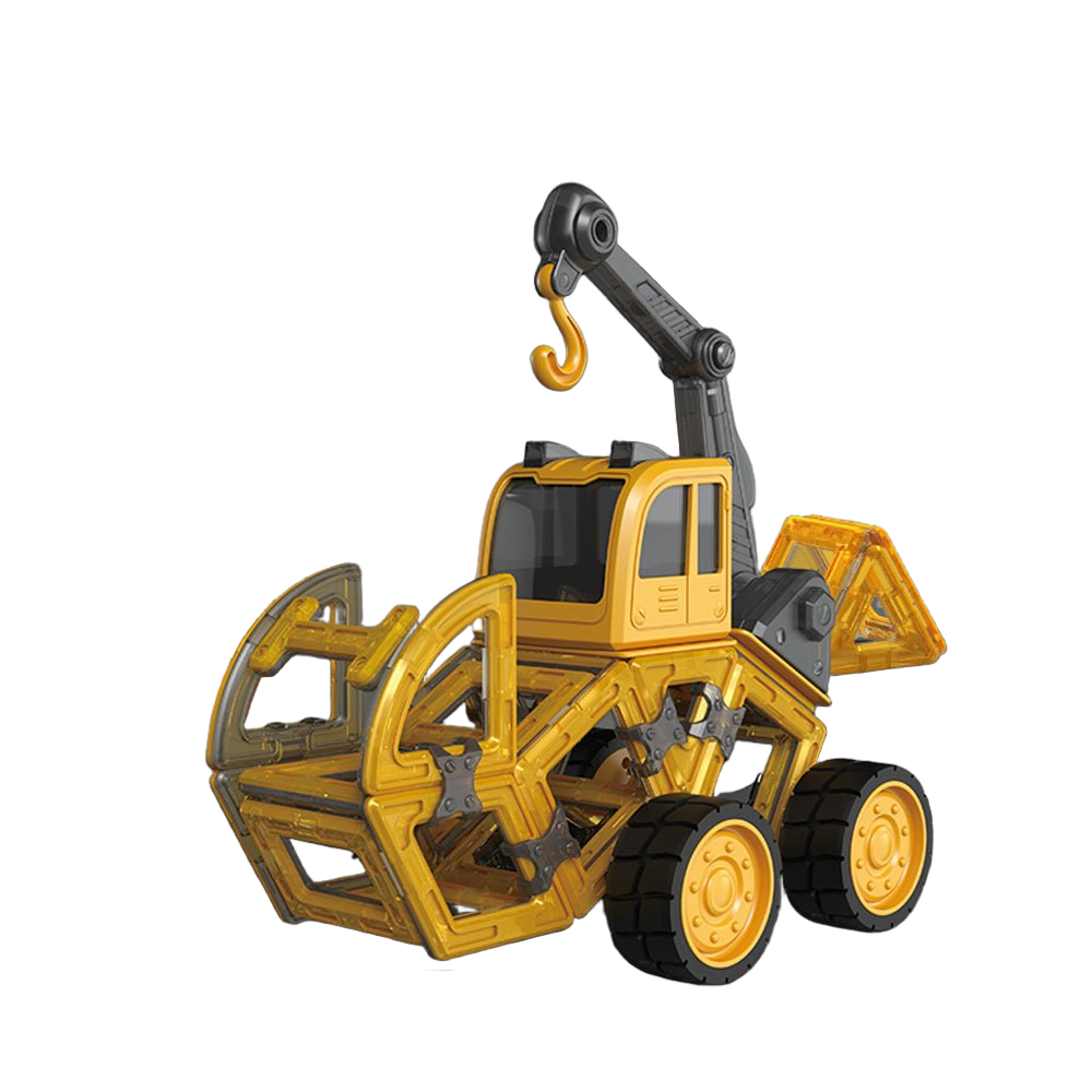 Educational Toys Generic Danbaole Magnetic Truck Diy Assembly Eneineering Vehicle With Music Lights Christmas Gift