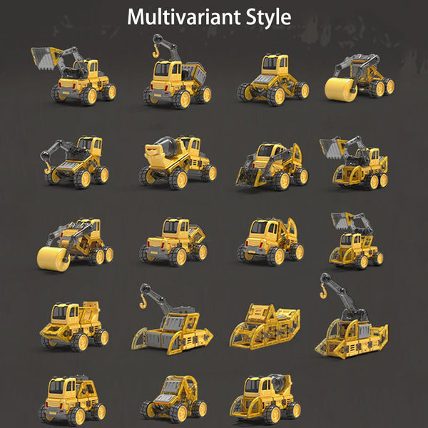 Educational Toys Generic Danbaole Magnetic Truck Diy Assembly Eneineering Vehicle With Music Lights Christmas Gift