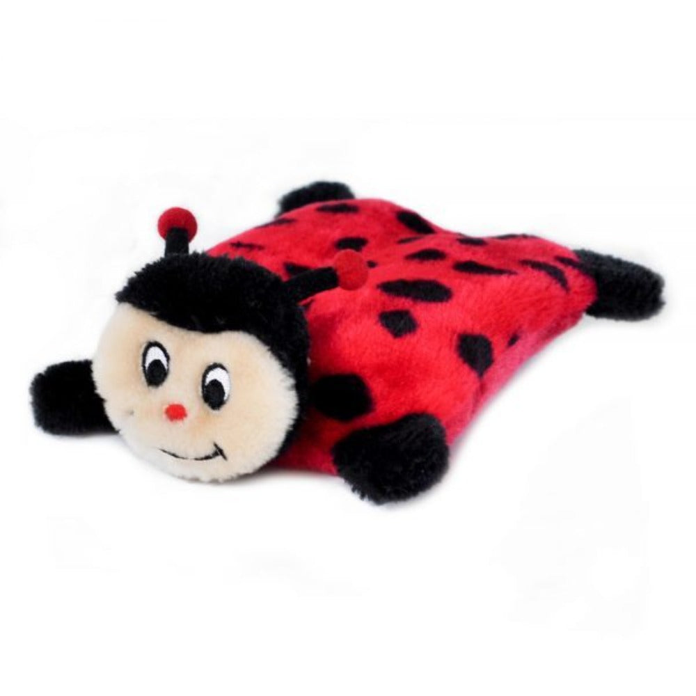 Zippy Paws Squeakie Pad Lady Bug Dog Toys