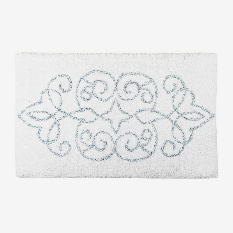 La'grace Home Cotton Medallion Tufted Non Slip Bath Mat Bath Mats Rugs & Toilet Covers