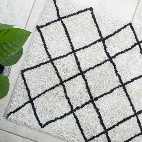 La'grace Home Soft Cotton Bath Rug Tufted Design Rugs
