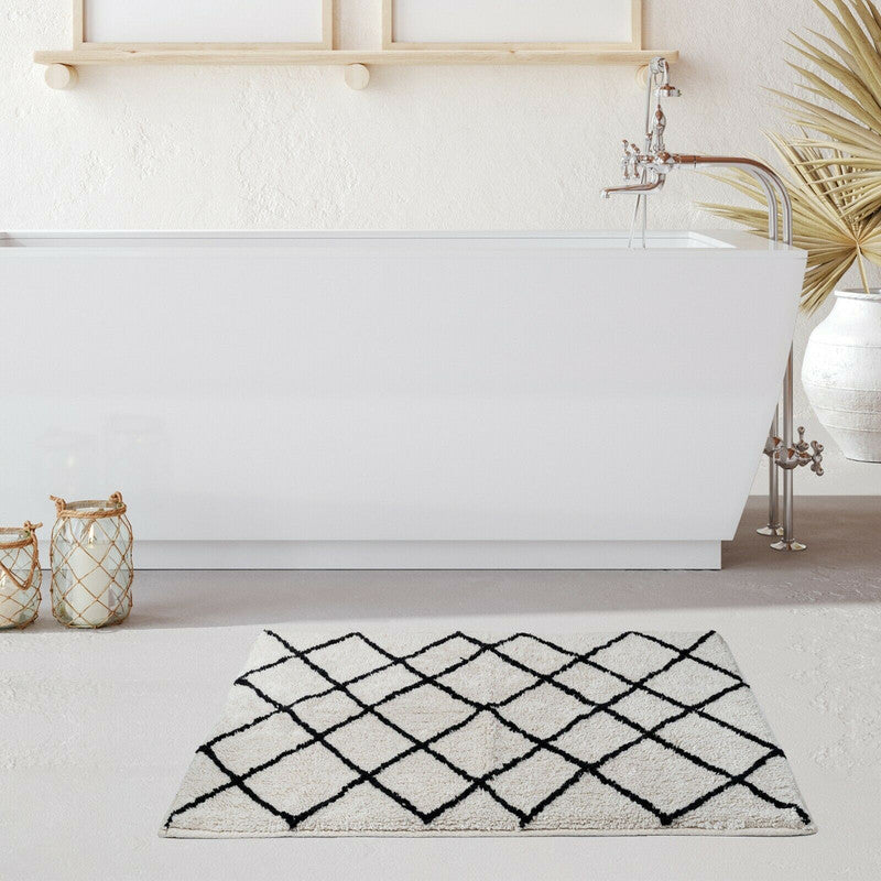 La'grace Home Soft Cotton Bath Rug Tufted Design Rugs
