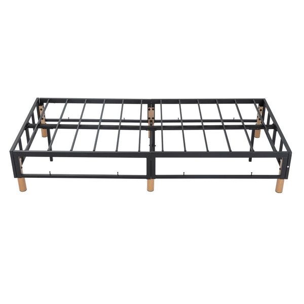 Dreamo Metal Bedframe Mattress Foundation (Light Grey) King King Bed Frames