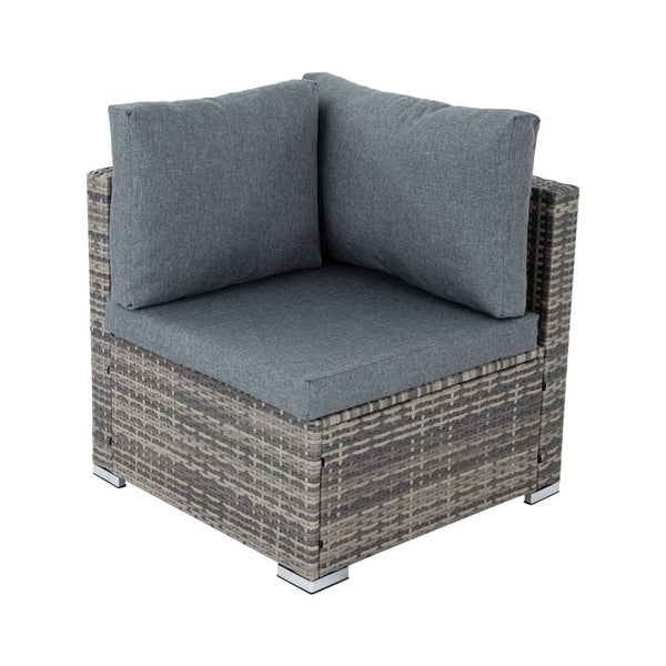 8Pcs Outdoor Furniture Modular Lounge Sofa Lizard Grey Patio Furniture Sets
