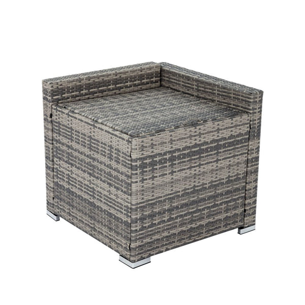 8Pcs Outdoor Furniture Modular Lounge Sofa Lizard Grey Patio Furniture Sets