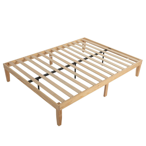 Dreamo Warm Natural Bed Base Frame – Double Double Bed Frames