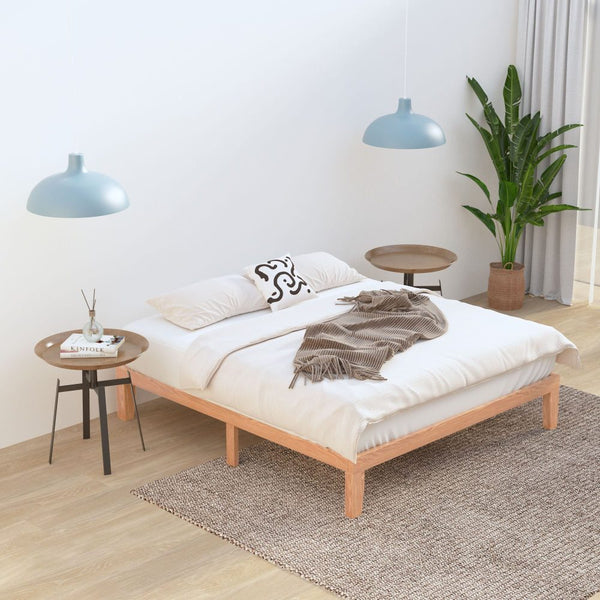 Dreamo Warm Natural Bed Base Frame – Double Double Bed Frames