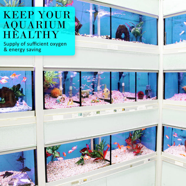 Dynamic Power Aquarium Air Pump Oxygen 12 Outlet 4500L/H 65W Air Pumps