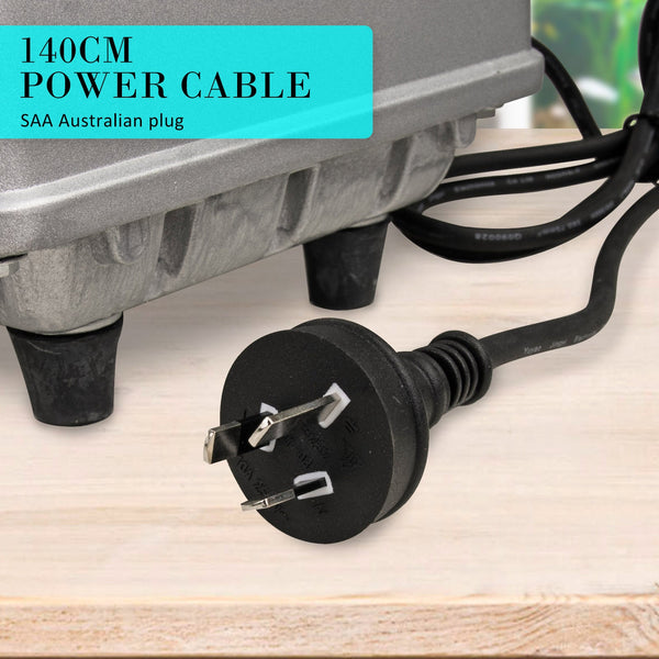 Dynamic Power Aquarium Air Pump Oxygen 12 Outlet 4500L/H 65W Air Pumps