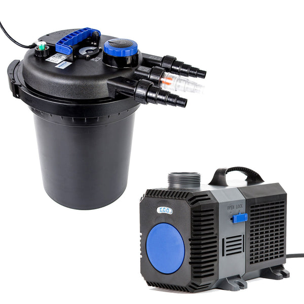 Dynamic Power Combo Aquarium Garden Filter 10000L/H + Submersible Water Pump 16000L/H Water Pumps