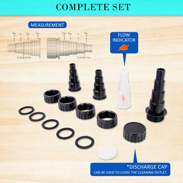 Dynamic Power Combo Aquarium Garden Filter 10000L/H + Submersible Water Pump 16000L/H Water Pumps