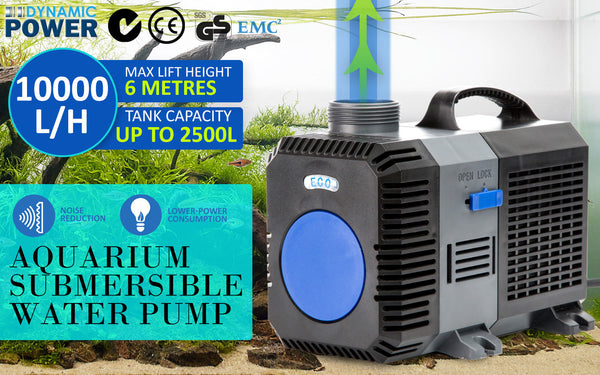 Dynamic Power Aquarium Submersible Pond Water Pump 10000L/H Water Pumps