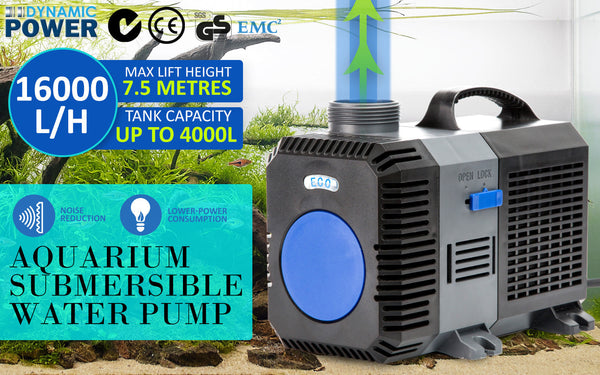 Water Pumps Dynamic Power Aquarium Submersible Pond Water Pump 16000L/H