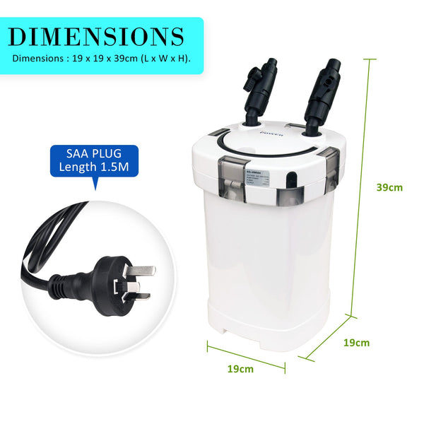 Aquarium External Canister Filter For Fish Tanks Pet Supplies Filters