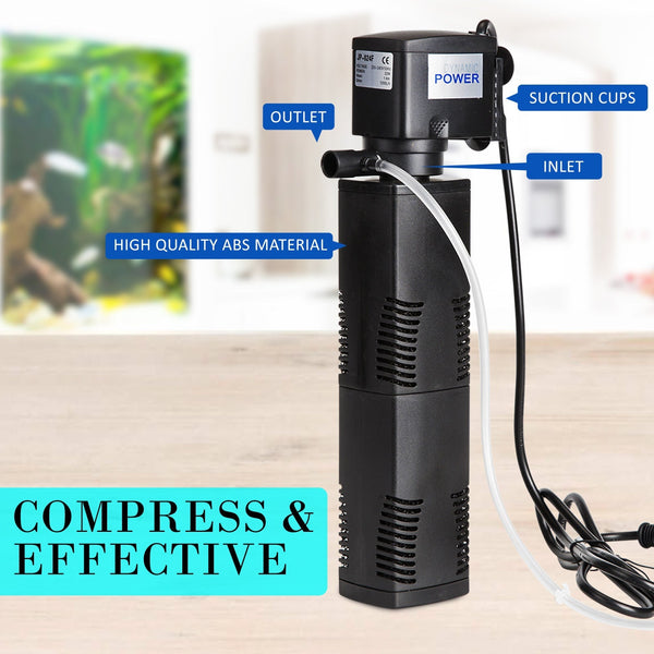 Water Pumps Dynamic Power Aquarium Submersible Filter 1200L/H 22W 1.6M Pond Pump