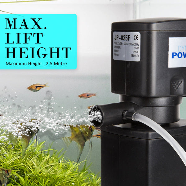 Water Pumps Dynamic Power Aquarium Submersible Filter 1600L/H 35W 2.5M Pond Pump