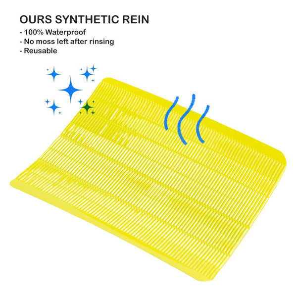 Minfactory 4X Minifactory Fish Tank Moss Scrubber Scraper Iron Glass Acrylic Algae Cleaner Brush Cleaning & Maintenance