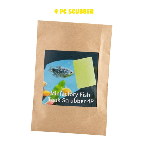Minfactory 4X Minifactory Fish Tank Moss Scrubber Scraper Iron Glass Acrylic Algae Cleaner Brush Cleaning & Maintenance