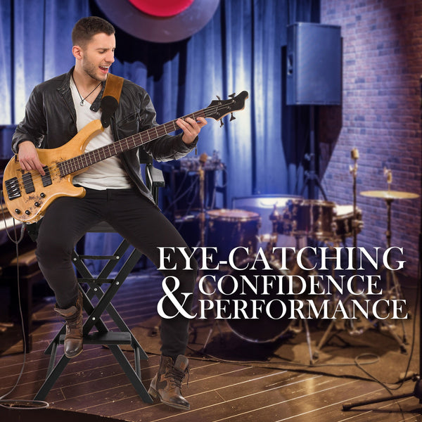 La Bella Black Folding Tall Chair Dark Humor Movie Director 75Cm Chairs