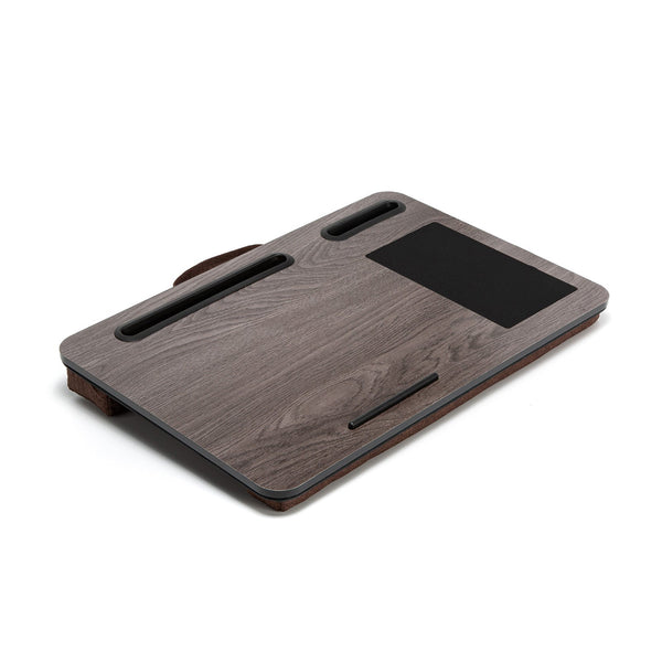 Kandoka Kandaka Iron Grey Oak Lap Desk Laptop Tablet Stand Cushioned Lapdesk Mousepad Mouse Pads & Wrist Rests