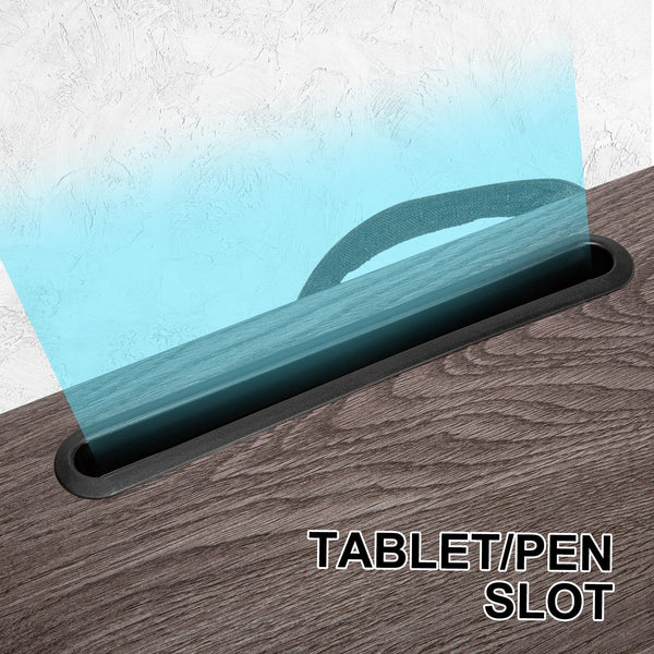 Kandoka Kandaka Iron Grey Oak Lap Desk Laptop Tablet Stand Cushioned Lapdesk Mousepad Mouse Pads & Wrist Rests