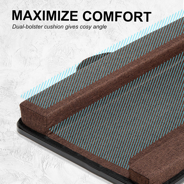 Kandoka Kandaka Iron Grey Oak Lap Desk Laptop Tablet Stand Cushioned Lapdesk Mousepad Mouse Pads & Wrist Rests